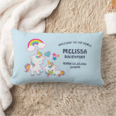 Cute White Unicorns Magical Mama & Baby Birth Kussen (Deken)