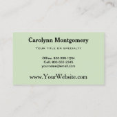 Cute Whitetail Deer Twin Fawns Visitekaartje (Achterkant)