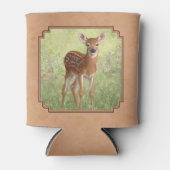 Cute Whitetail Fawn Blikjeskoeler (Voorkant)