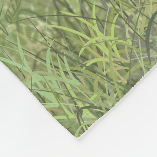 Cute Whitetail Fawn Fleece Deken (Hoek)