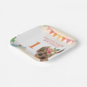 Cute Whole Llama Fun Birthday Party Bord (Gebogen)