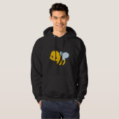 Cute Wholesome Bee Save the Bees Bumblebee Hoodie (Voorkant volledig)
