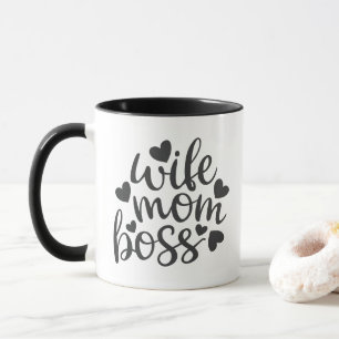 Cute Wife Ma Boss woordkunst Mok