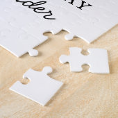 Cute Wild Animals Oerwoud Safari Birthday Gift Legpuzzel (Zijkant)