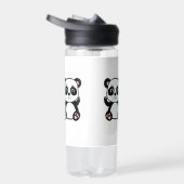 Cute Wild Baby Panda Beer op White Water Bottle Waterfles (Rechts)