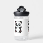 Cute Wild Baby Panda Beer op White Waterfles (Voorkant)