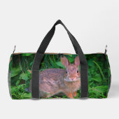 Cute Wild Brown Rabbit Personalized Animal Plunjezak (Achterkant)
