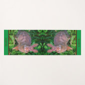Cute Wild Brown Rabbit Wildlife Personalized Yogamat (Voorkant (horizontaal))