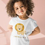 Cute Wild Child Lion Illustration T-shirt<br><div class="desc">Cute Wild Child Lion Illustration voor kinderen.</div>
