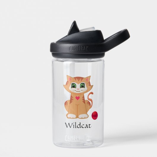 Cute Wild Ktty Cat Water Fles (Links)