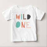 Cute Wild One First Birthday Boho Tribal<br><div class="desc">Wild One First jarig shirt</div>