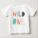 Cute Wild One First Birthday Boho Tribal<br><div class="desc">Wild One First jarig shirt</div>