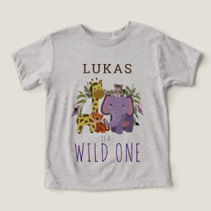 Cute Wild One Jungle Safari 1e Verjaardagsfeestje