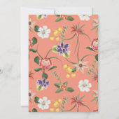 Cute Wild One Oerwoud Girls 1ste verjaardag Kaart (Achterkant)