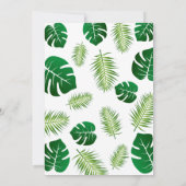 Cute Wild One Oerwoud Safari Virtual First Birthda Kaart (Achterkant)