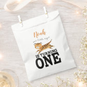 Cute Wild One Oerwoud Tiger 1e verjaardag Bedankzakje (Geknipt)