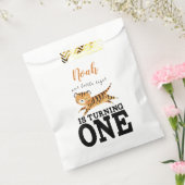 Cute Wild One Oerwoud Tiger 1e verjaardag Bedankzakje (Gezegeld)