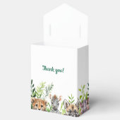 Cute Wild One Safari Animals Baby shower Bedankdoosjes (Geopend)