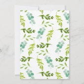 Cute Wild One Safari Animals Baby shower Kaart (Achterkant)