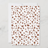 Cute Wild One Safari Animals Oerwoud Kaart (Achterkant)