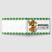 Cute Wild One Safari Oerwoud Animals 1e verjaardag Gastenboek (Volledig)