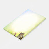 Cute Wild Squirrel on Pastel Colors Post-it® Notes (Schuin)
