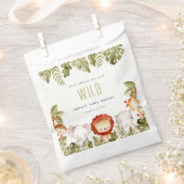 Cute Wild Tropical Safari Animals Baby shower Bedankzakje (Geknipt)