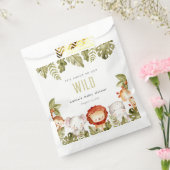 Cute Wild Tropical Safari Animals Baby shower Bedankzakje (Gezegeld)