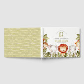 Cute Wild Tropical Safari Animals Veerdag Gastenboek (Volledig)