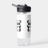 Cute wilde baby panda beer op witte waterfles (Rechts)