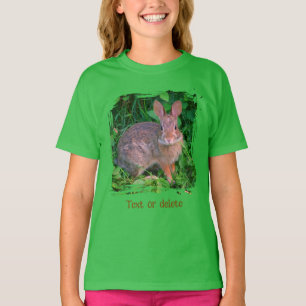 Cute Wilde Bruine Konijn Wildlife Persoonlijk T-shirt