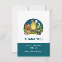 Cute Wilde Dieren Jungle Camping Verjaardagsfeestj