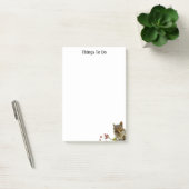 Cute Wilde Eekhoorn Dingen Om Te Doen Post-it® Notes (Kantoor)