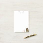 Cute Wilde Eekhoorn Dingen Om Te Doen Post-it® Notes (Op bureau)