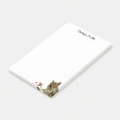 Cute Wilde Eekhoorn Dingen Om Te Doen Post-it® Notes (Schuin)