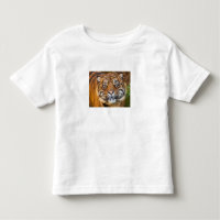 Cute Wilde Tijger Foto Peuter T-Shirt