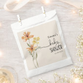 Cute Wildflower Baby shower Bedankzakje (Geknipt)