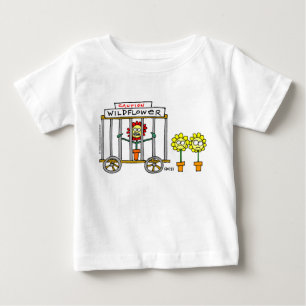 Cute Wildflower Cartoon Cranky Boisterous Funny