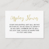 Cute Wildflower Pattern Enclosure Card Informatiekaartje (Voorkant)