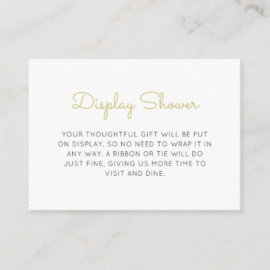 Cute Wildflower Pattern Informatiekaartje (Voorkant)