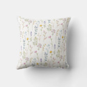 Cute Wildflower Pattern Kussen (Achterkant)