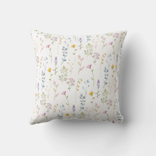 Cute Wildflower Pattern Kussen (Achterkant)