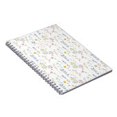 Cute Wildflower Pattern Notitieboek (Rechterzijde)