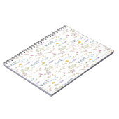 Cute Wildflower Pattern Notitieboek (Linkerzijde)