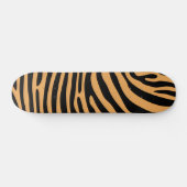 Cute Wildlife Bengal Tiger Animal Print Patroon Persoonlijk Skateboard (Horizontaal)