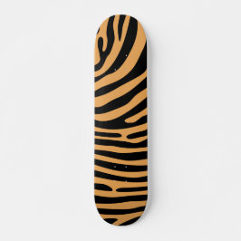 Cute Wildlife Bengal Tiger Animal Print Patroon Persoonlijk Skateboard