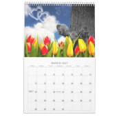 Cute Wildlife Squirrel Lovers 12 maanden Kalender (Mar 2027)