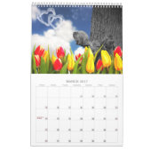 Cute Wildlife Squirrel Lovers 12 maanden Kalender (Mar 2017)