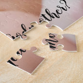 Cute Will you be My Godmoeder Script Photo Legpuzzel (Zijkant)