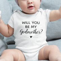 Cute Will you be my Godmoeder Voorstel